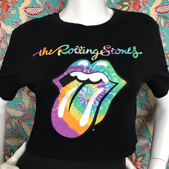 2019 Official Release the Rolling Stones Cropped T-Shirt Size S-XL (Stretchy) - Picture 11 of 11